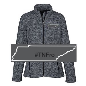 TNFro Logo Crossland Heather Fleece Jacket - Ladies'